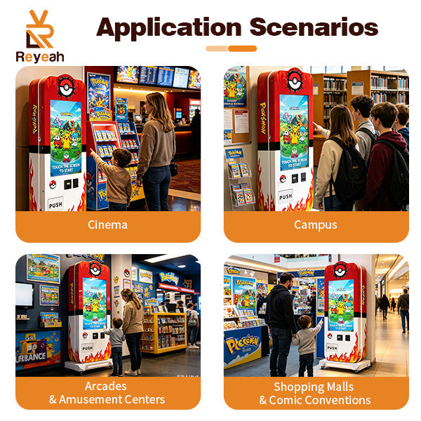 Commercial Floor-Standing TCG Card Booster Pack Vending Machine (TCG-11)