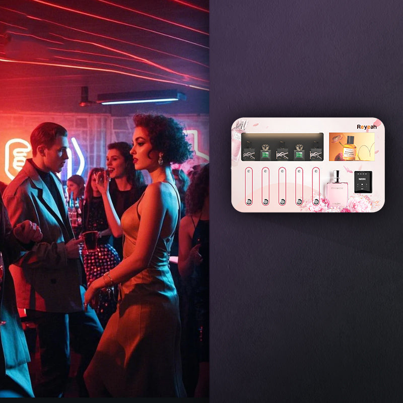 What are the advantages of perfume vending machines for operators?