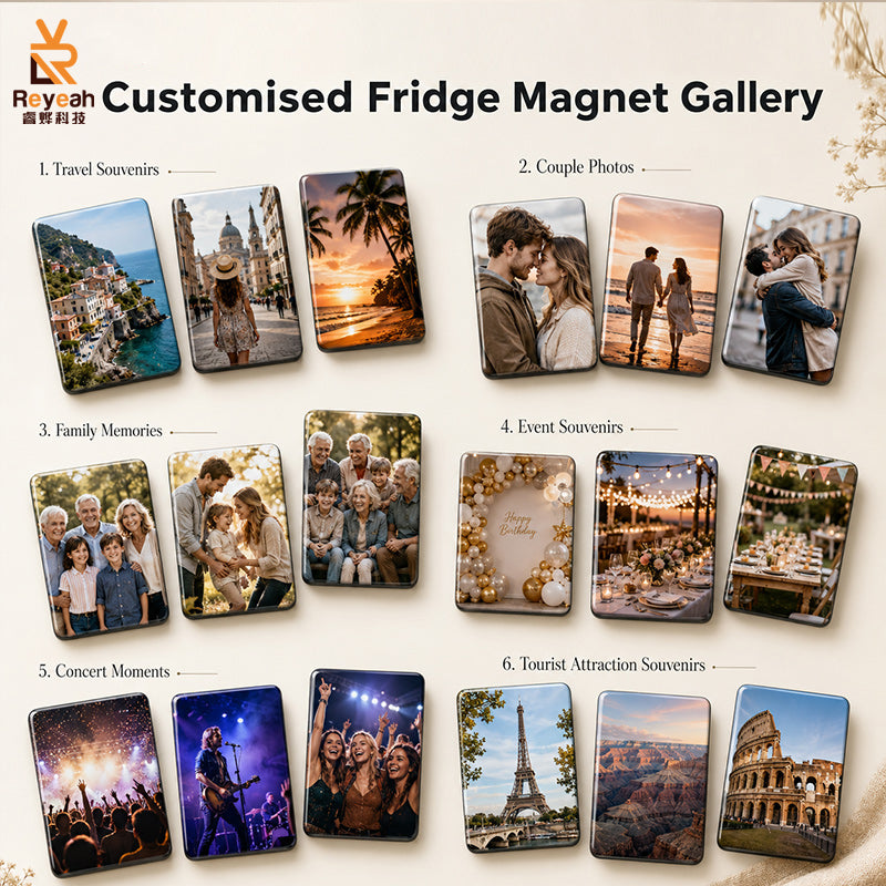 Photo-printed fridge magnets: a creative cultural experience at scenic spots!