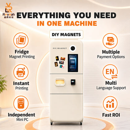 Self Service Fridge Magnet Photo Booth